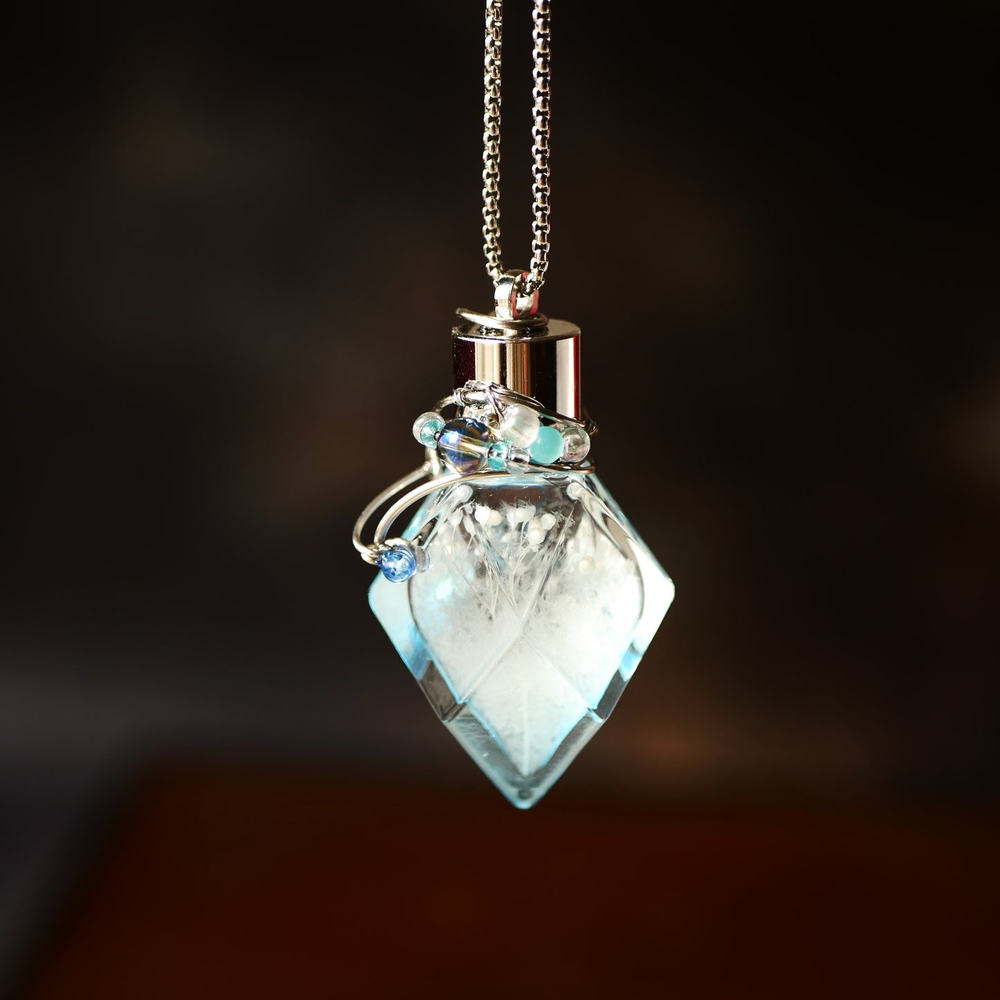 ストームグラス「エーデルヴァイス」　ブルーボトル