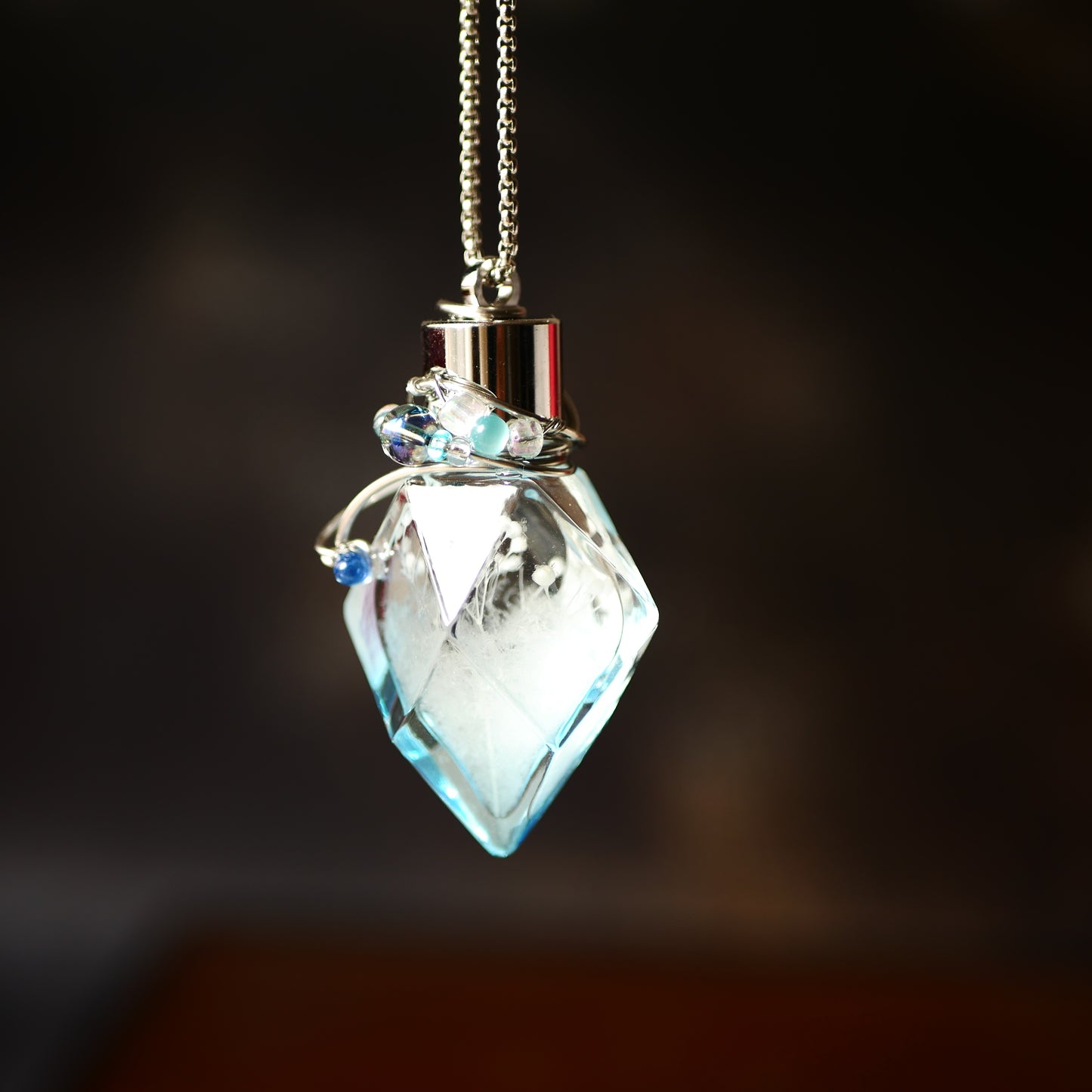 ストームグラス「エーデルヴァイス」　ブルーボトル