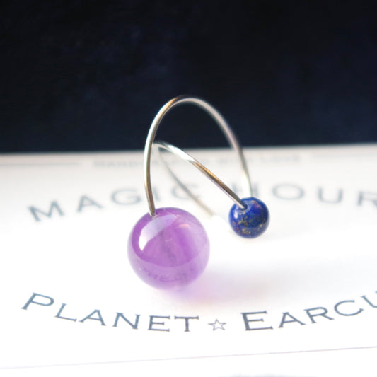 天然石イヤーカフPlanet「宵の口」