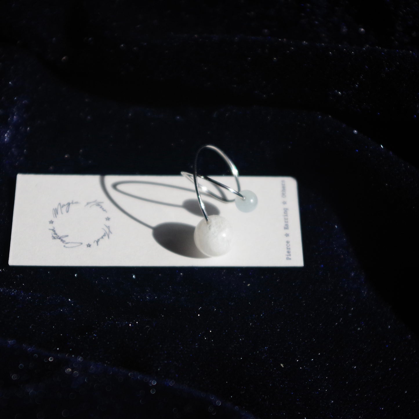 天然石イヤーカフPlanet Petite Luxe「Luna」