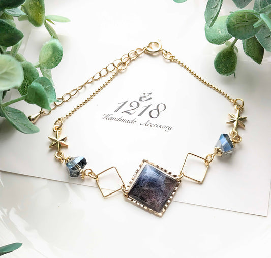 宇宙の色を切り取って　ブレスレット