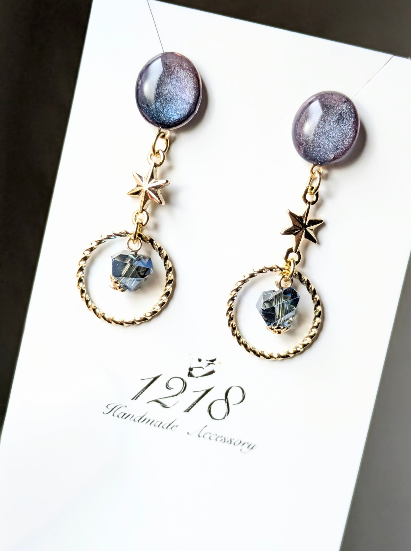 円環する宇宙のカケラ イヤリングorピアス