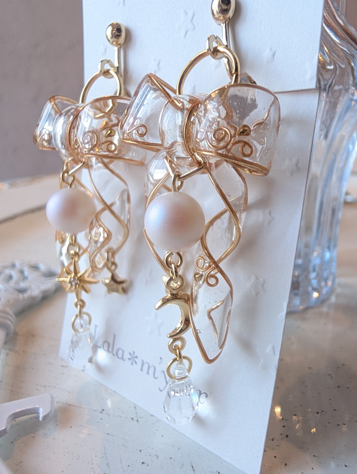 Ange au ruban＊CLEAR×GOLD