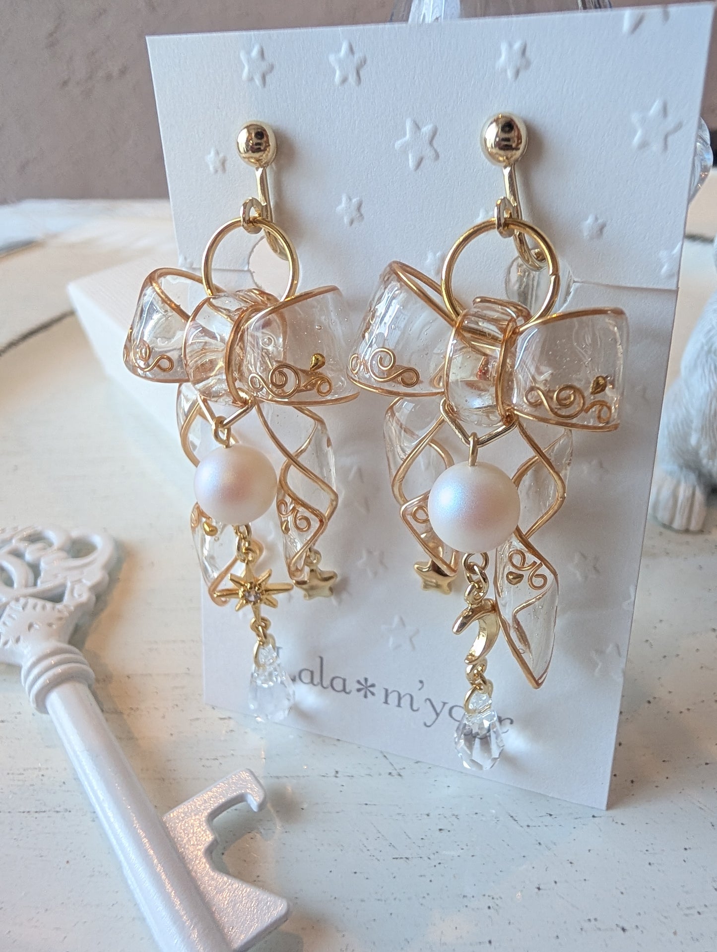 Ange au ruban＊CLEAR×GOLD