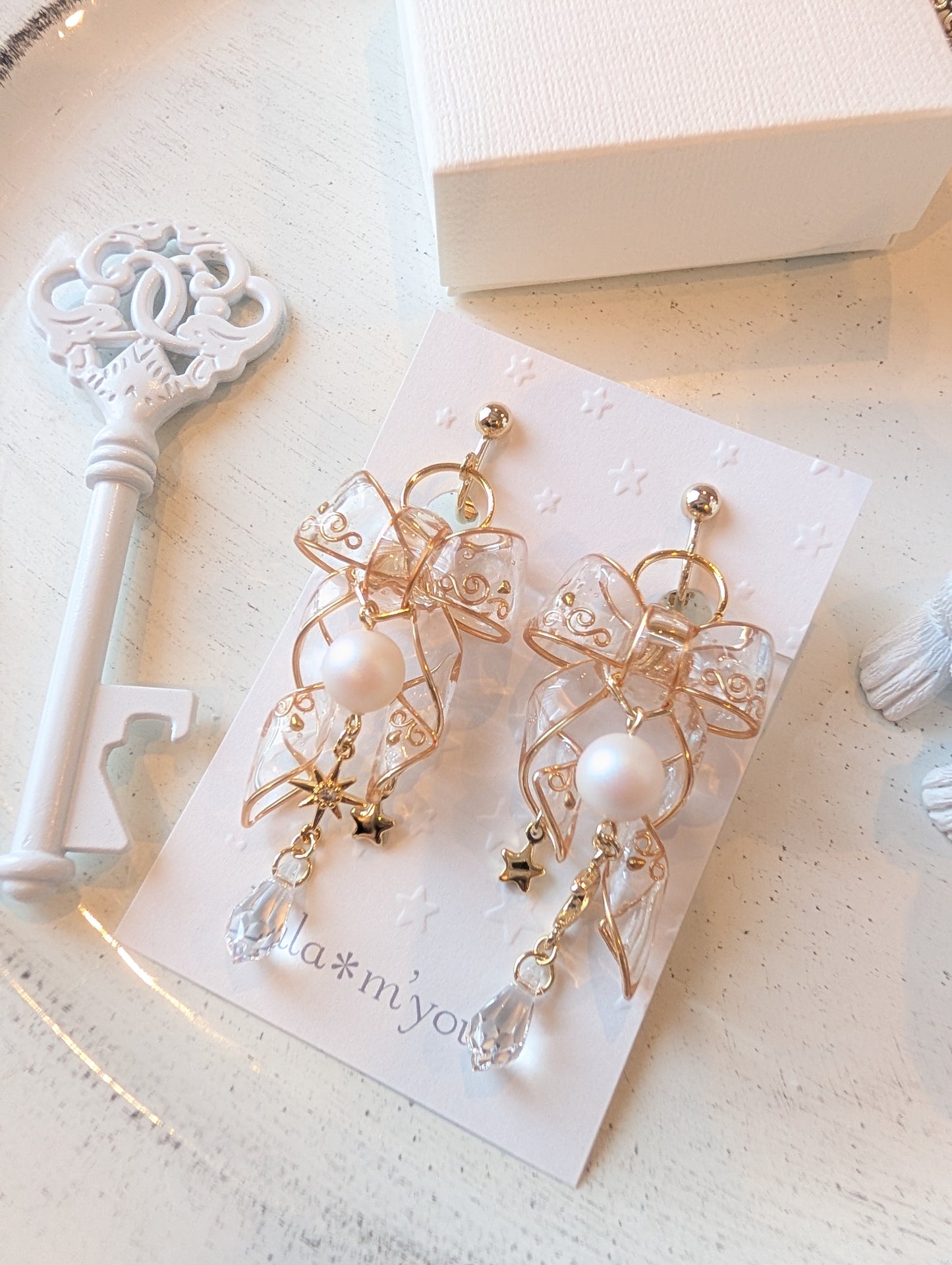 Ange au ruban＊CLEAR×GOLD
