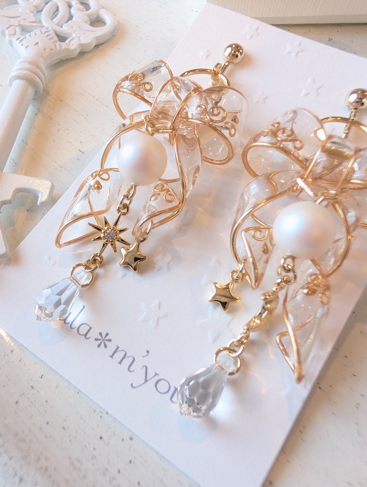 Ange au ruban＊CLEAR×GOLD