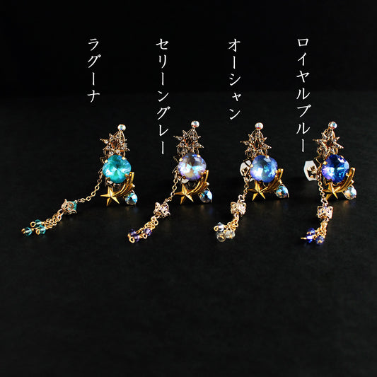 流星の涙イヤーカフ