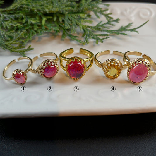 妖精の棲む森で見つけた宝石リング〈竜の守護石〉