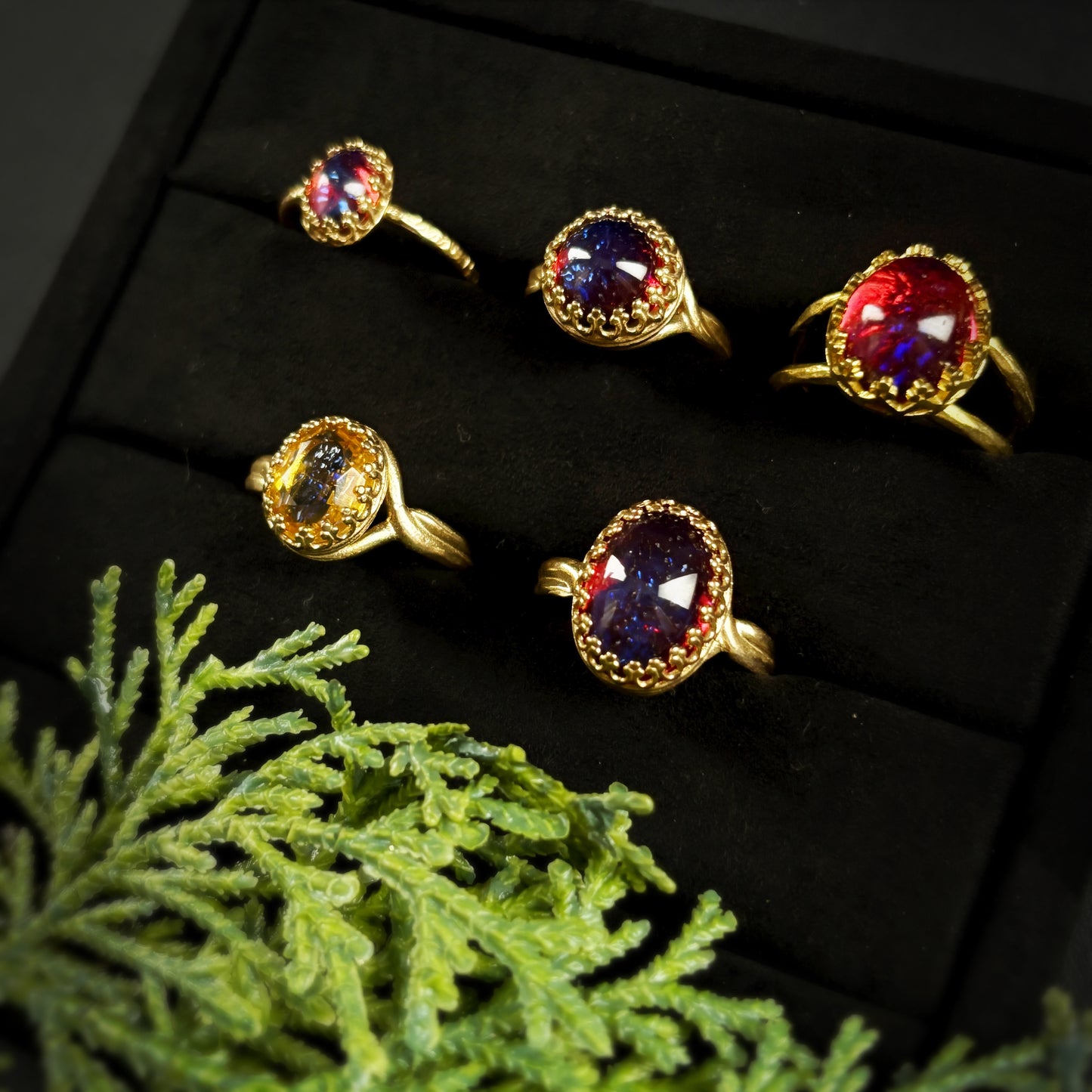 妖精の棲む森で見つけた宝石リング〈竜の守護石〉