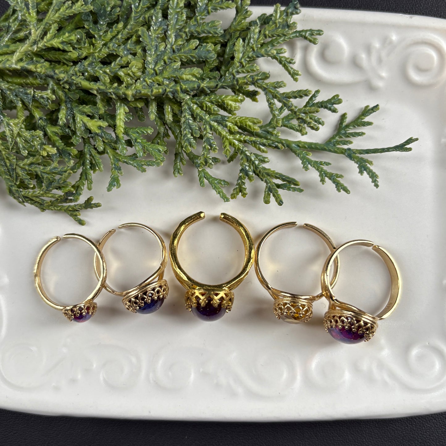 妖精の棲む森で見つけた宝石リング〈竜の守護石〉