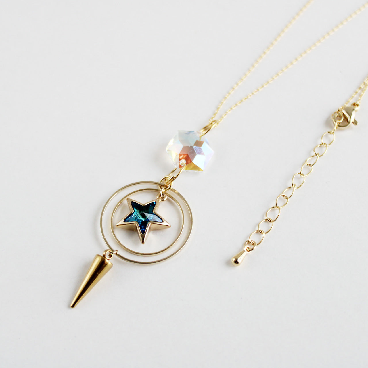 星環のペンデュラムネックレス