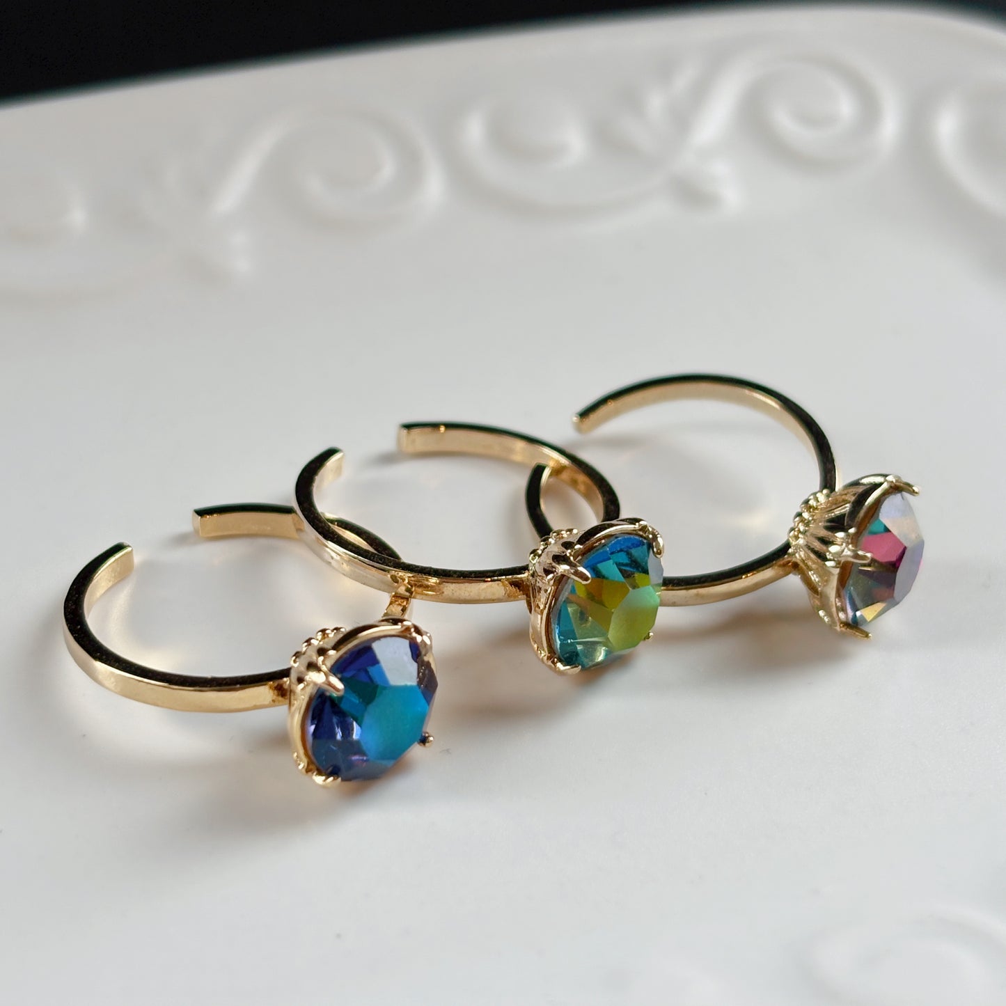 妖精の棲む森で見つけた宝石リング〈黄昏の記憶・海の記憶・極光の夜〉