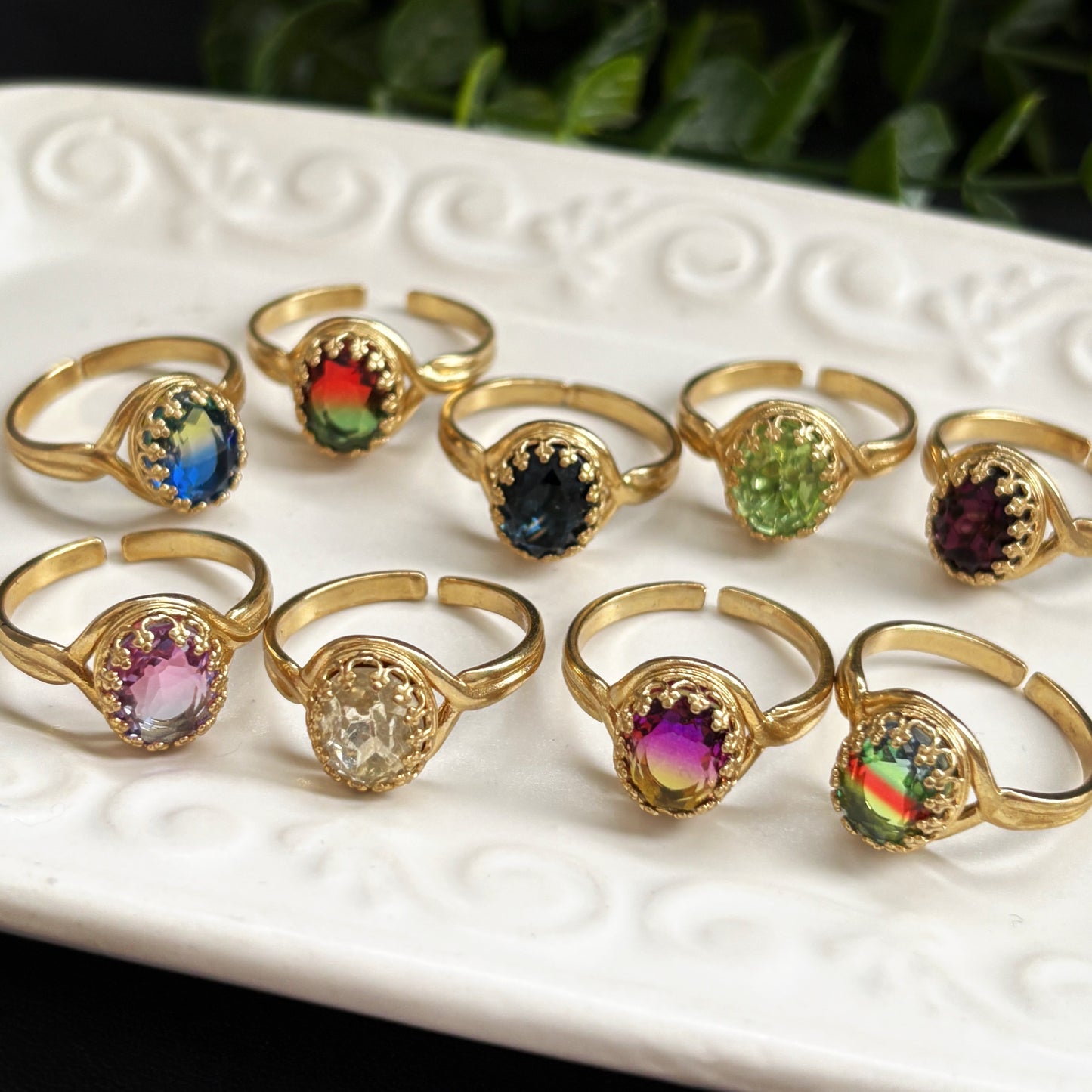 妖精の棲む森で見つけた宝石リング〈憧憬の煌めき〉