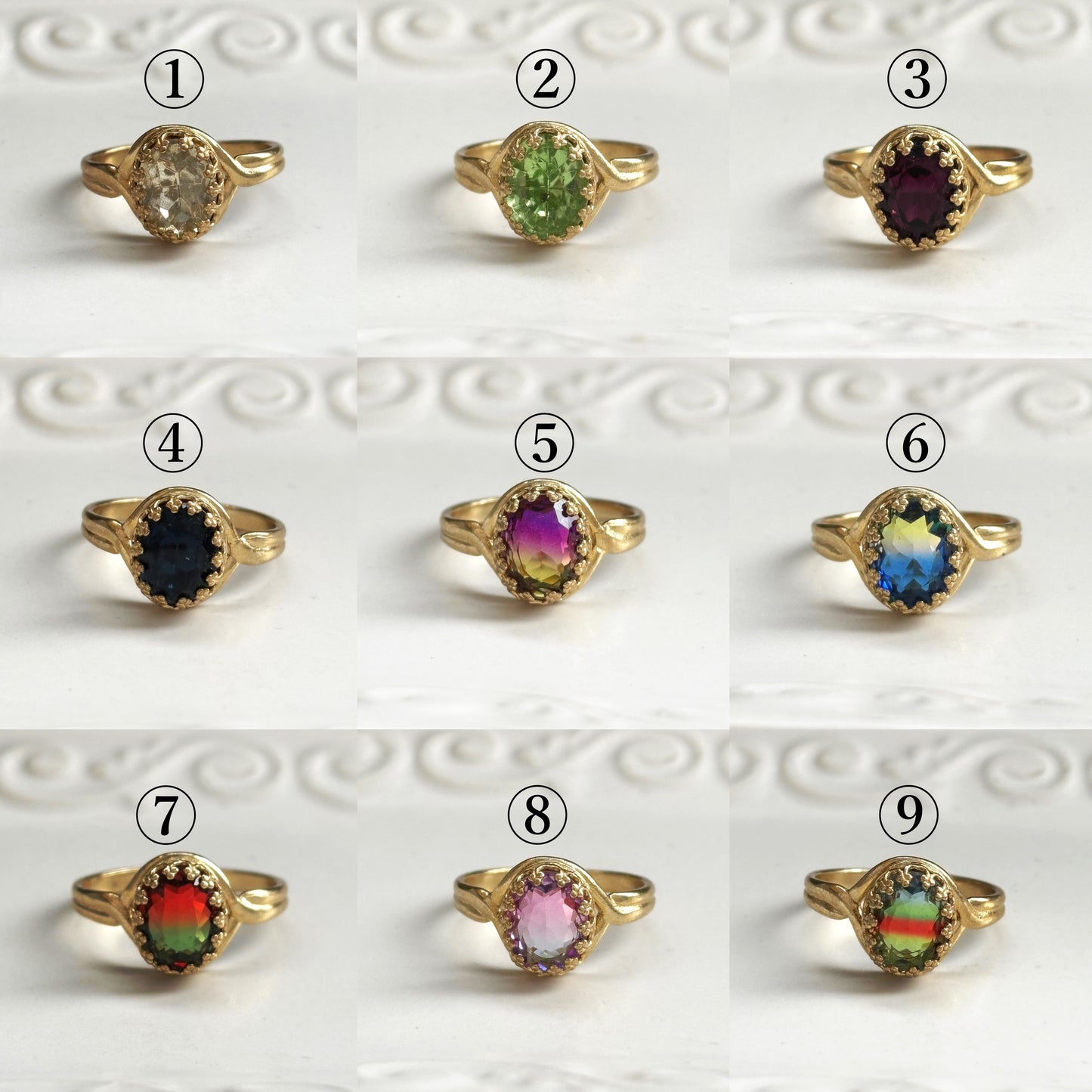 妖精の棲む森で見つけた宝石リング〈憧憬の煌めき〉