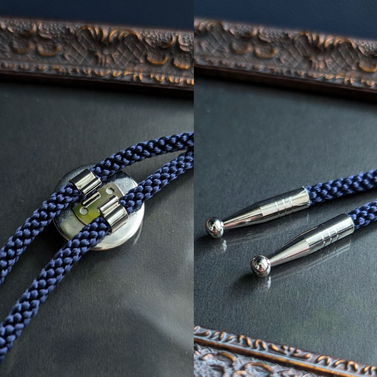 雪夜のループタイ