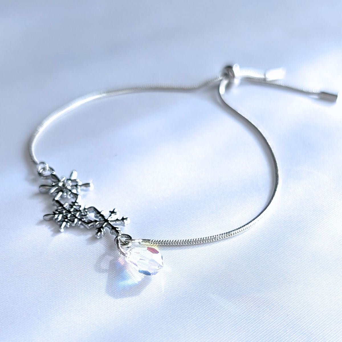 雪染めの夜空　ブレスレット