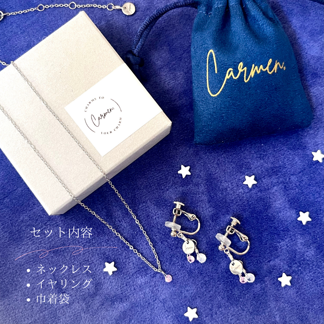 【Special set】12星座のネックレス&イヤリング (1,650円OFF)
