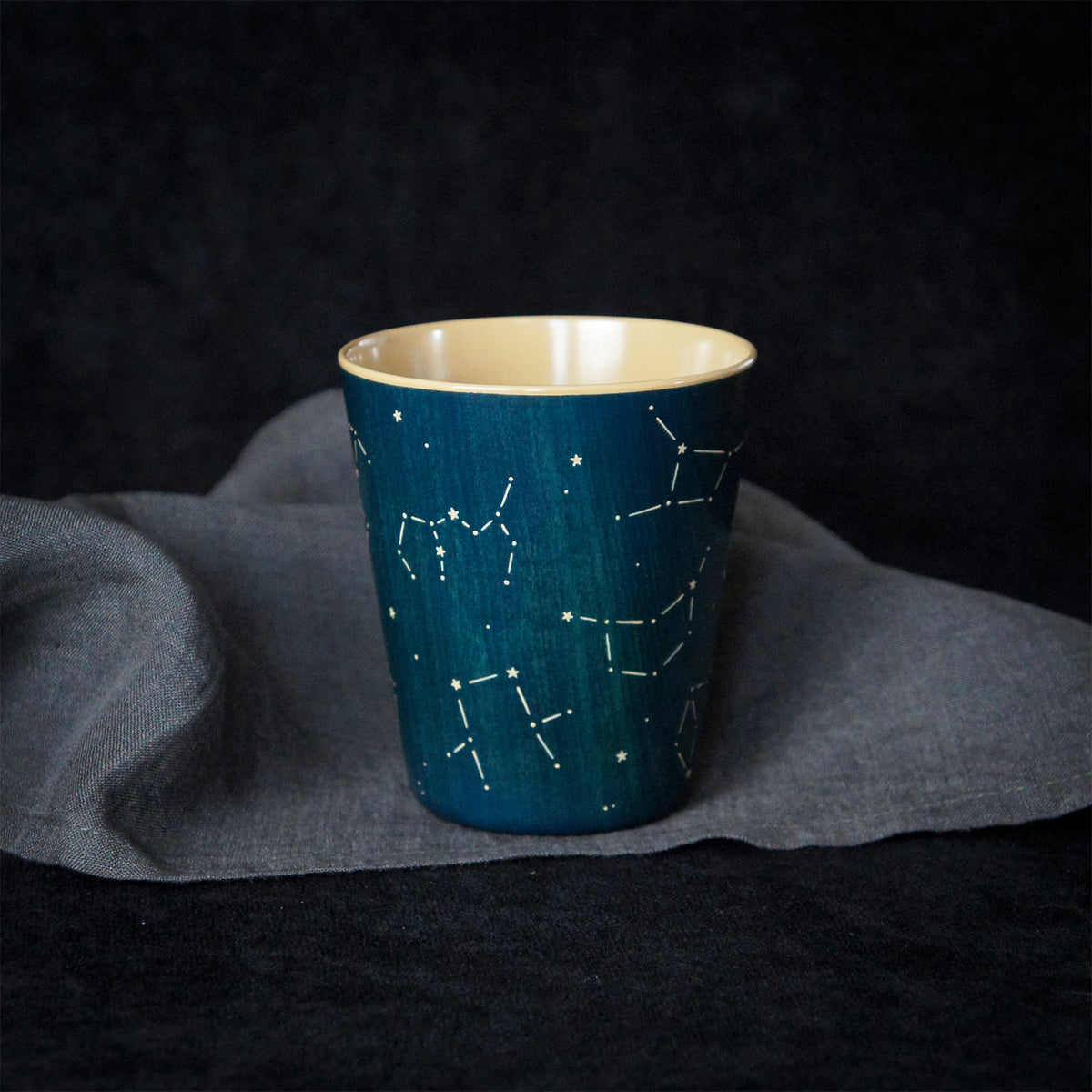 黄道十二星座のカップ　茶・青