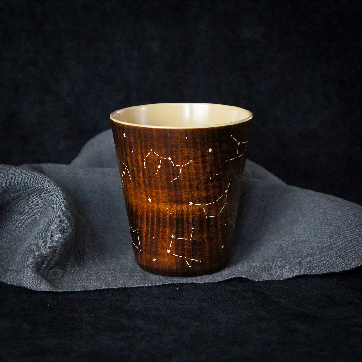 黄道十二星座のカップ　茶・青