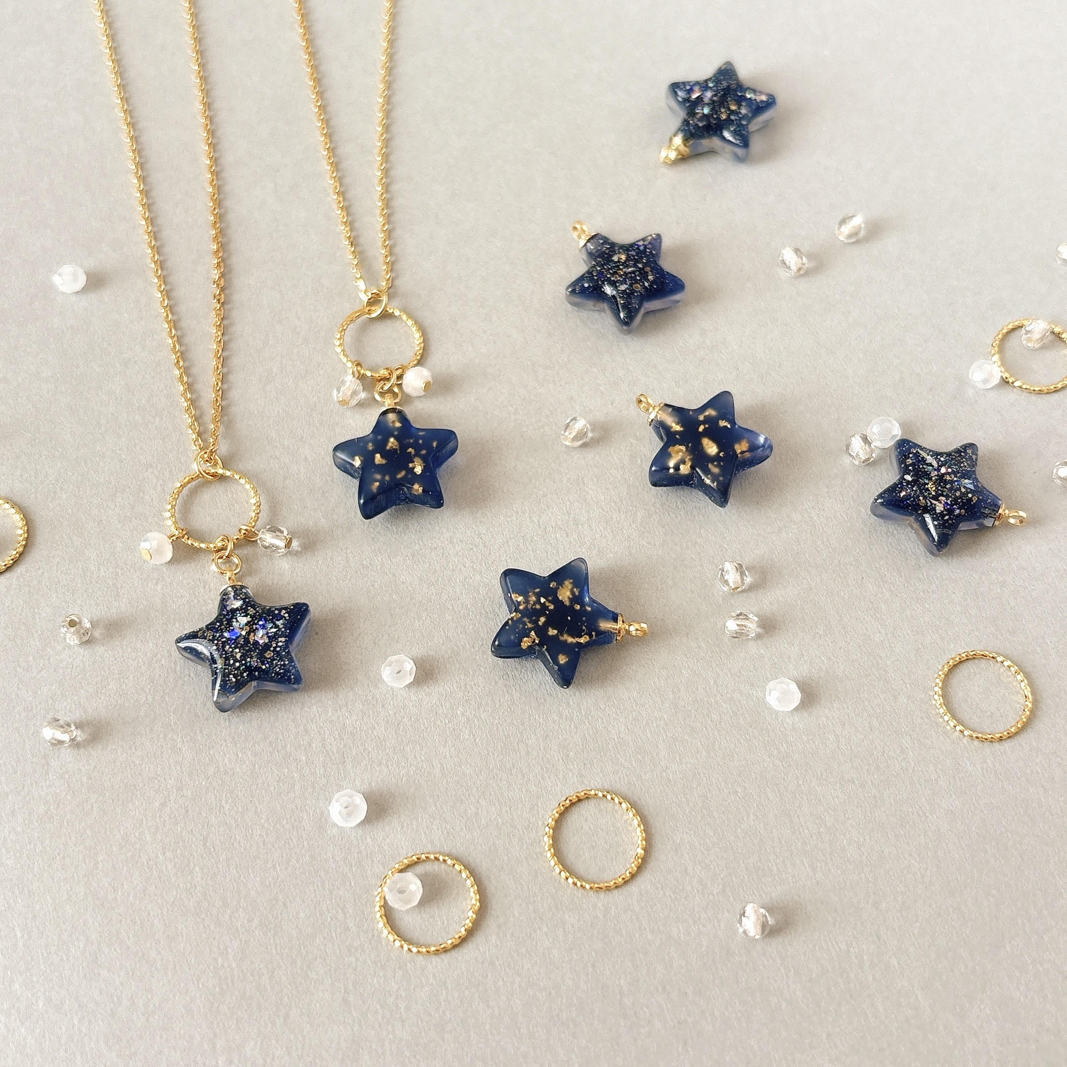 夜空に輝く星 ネックレス – 宙フェス夜市