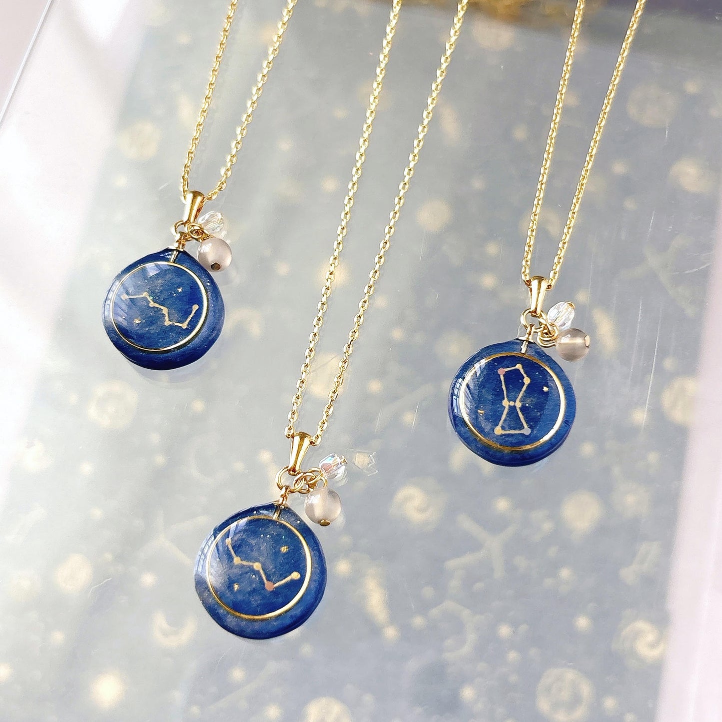 夜空と星座 ネックレス