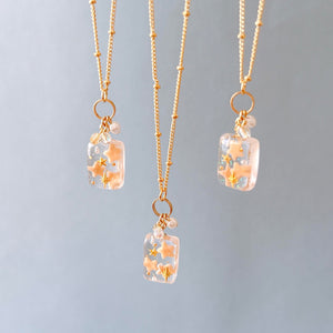 strangefruit 中古手作ネックレス 星が流れる空 ネックレス – 宙フェス夜市