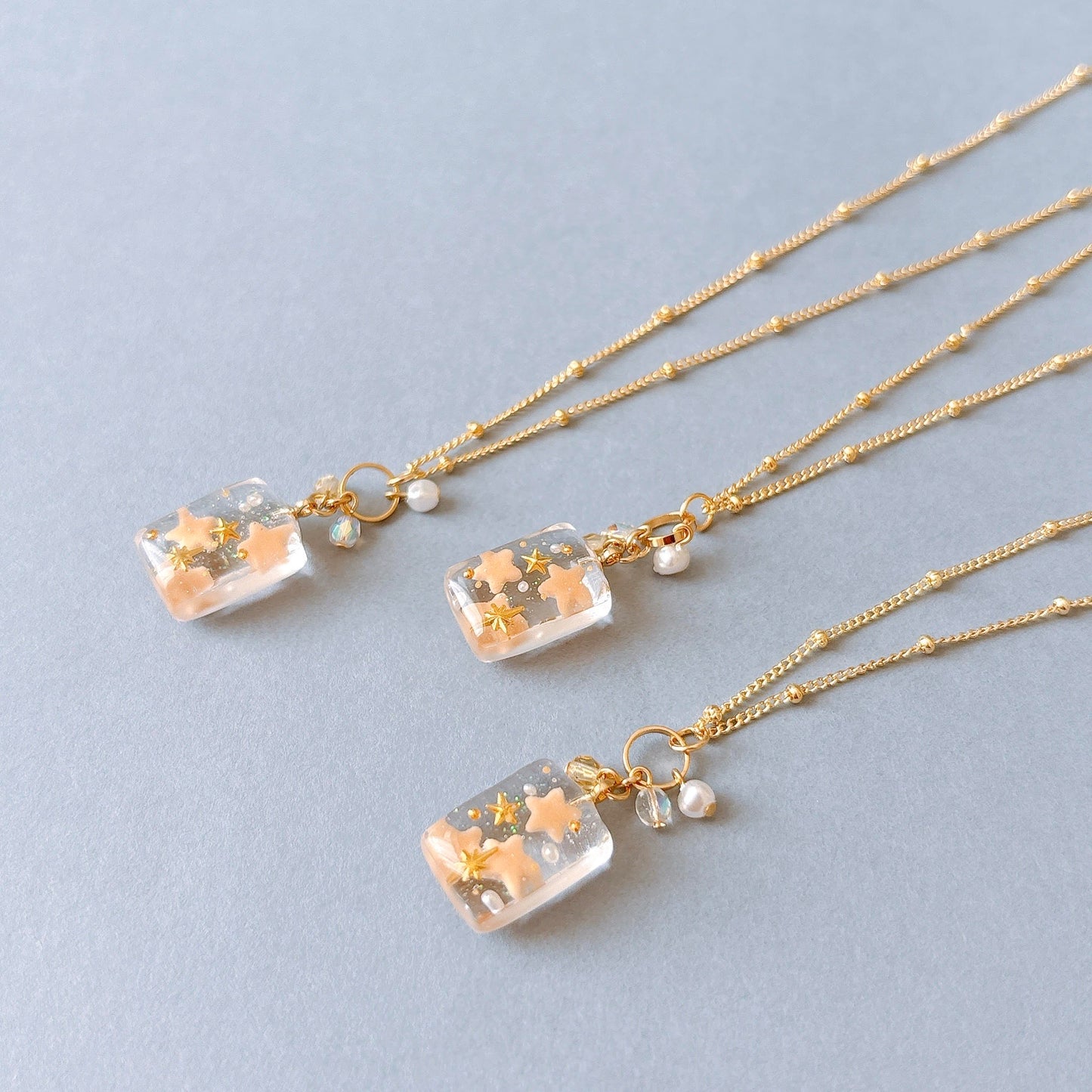 星が流れる空 ネックレス