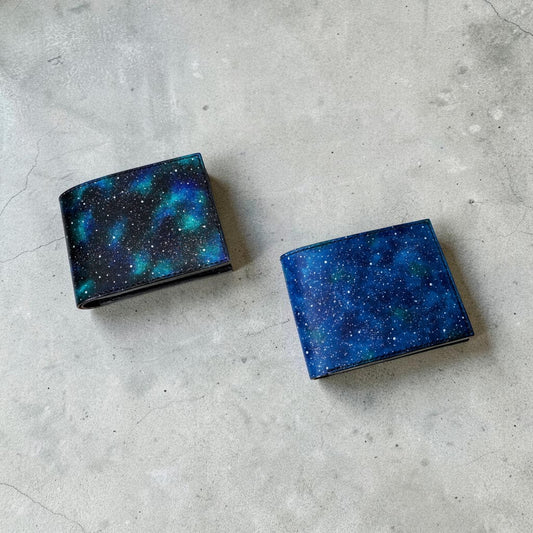 『星の銀河シリーズ』星のカケラ舞う銀河の二つ折り財布