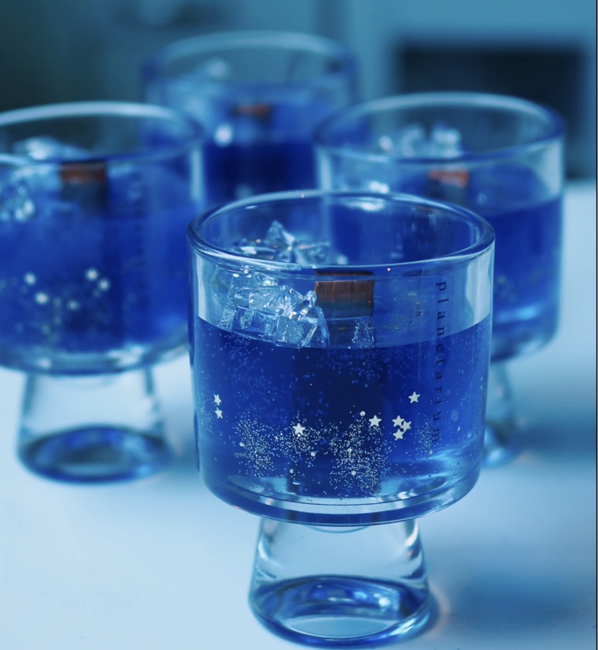 【瞬く星】大きなステムグラスキャンドル sora*sora candle – 宙フェス夜市