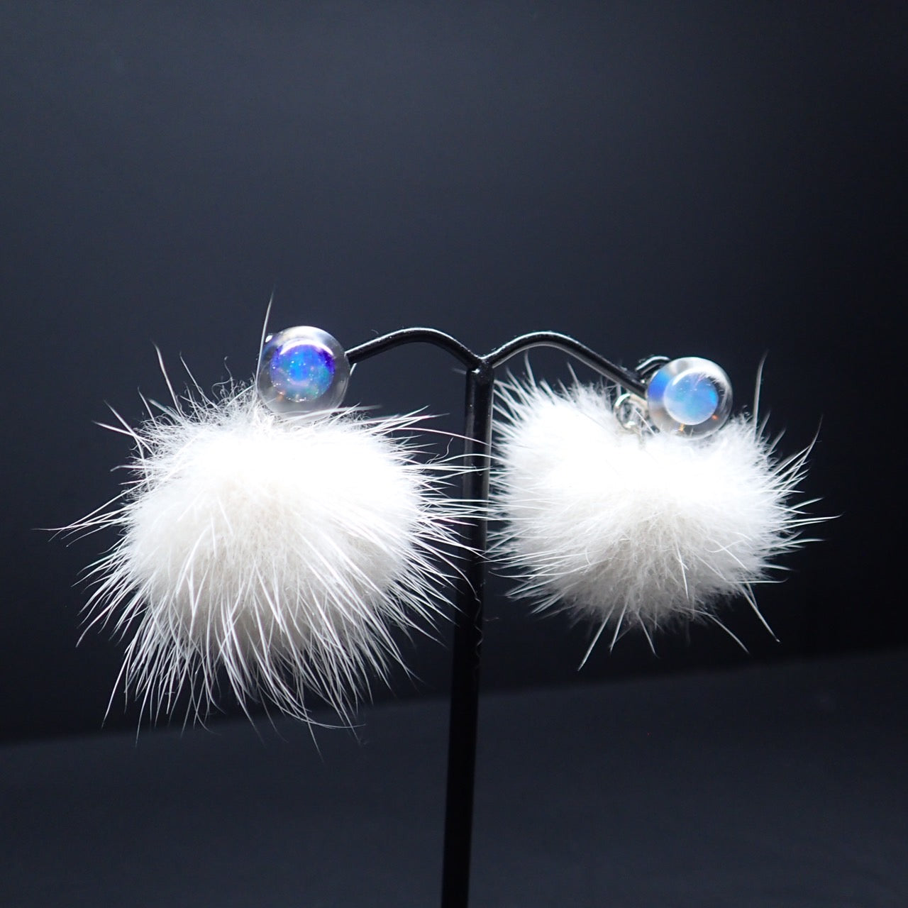 【冬限定】地球 -Star Blue- / オパールピアス /‐Fur‐