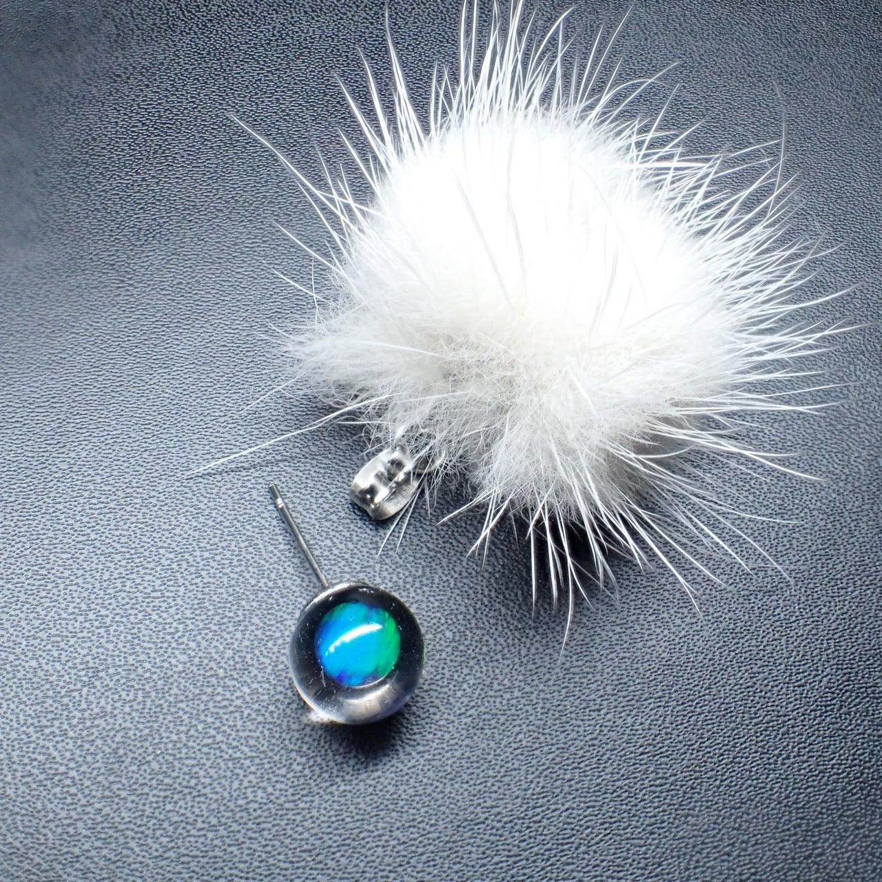 【冬限定】地球 -Star Blue- / オパールピアス /‐Fur‐