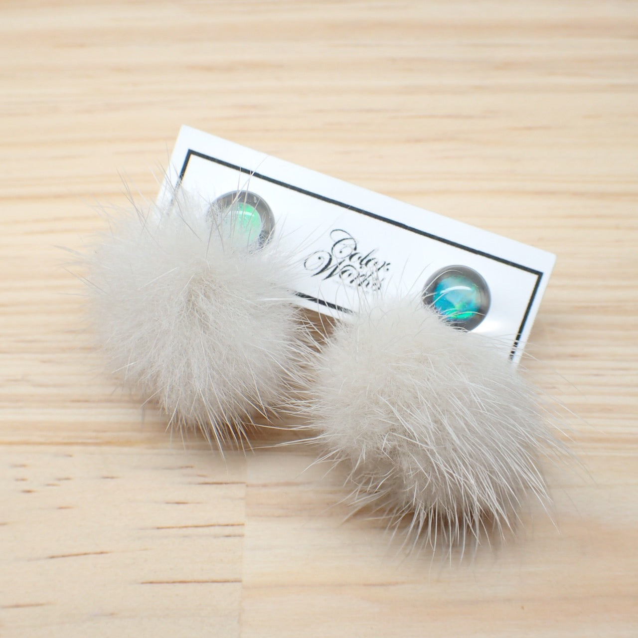 【冬限定】地球 -Star Blue- / オパールピアス /‐Fur‐