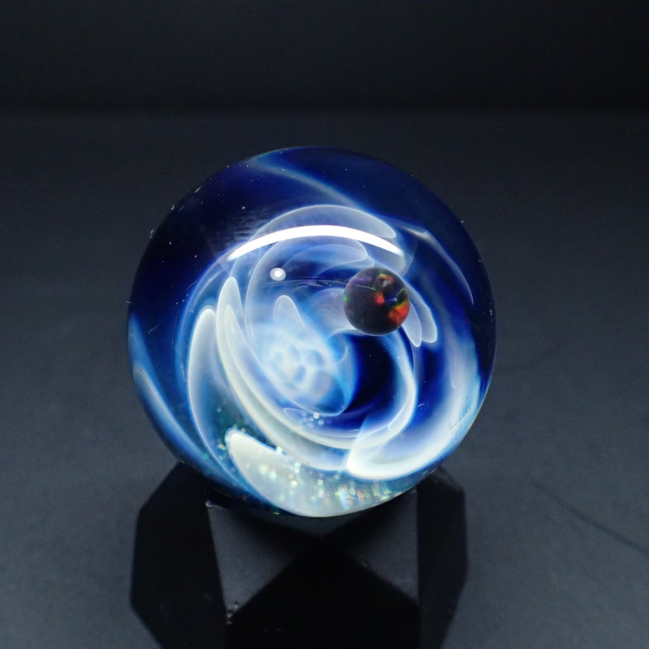 「COSMOS」ガラスマーブル -Blue-02