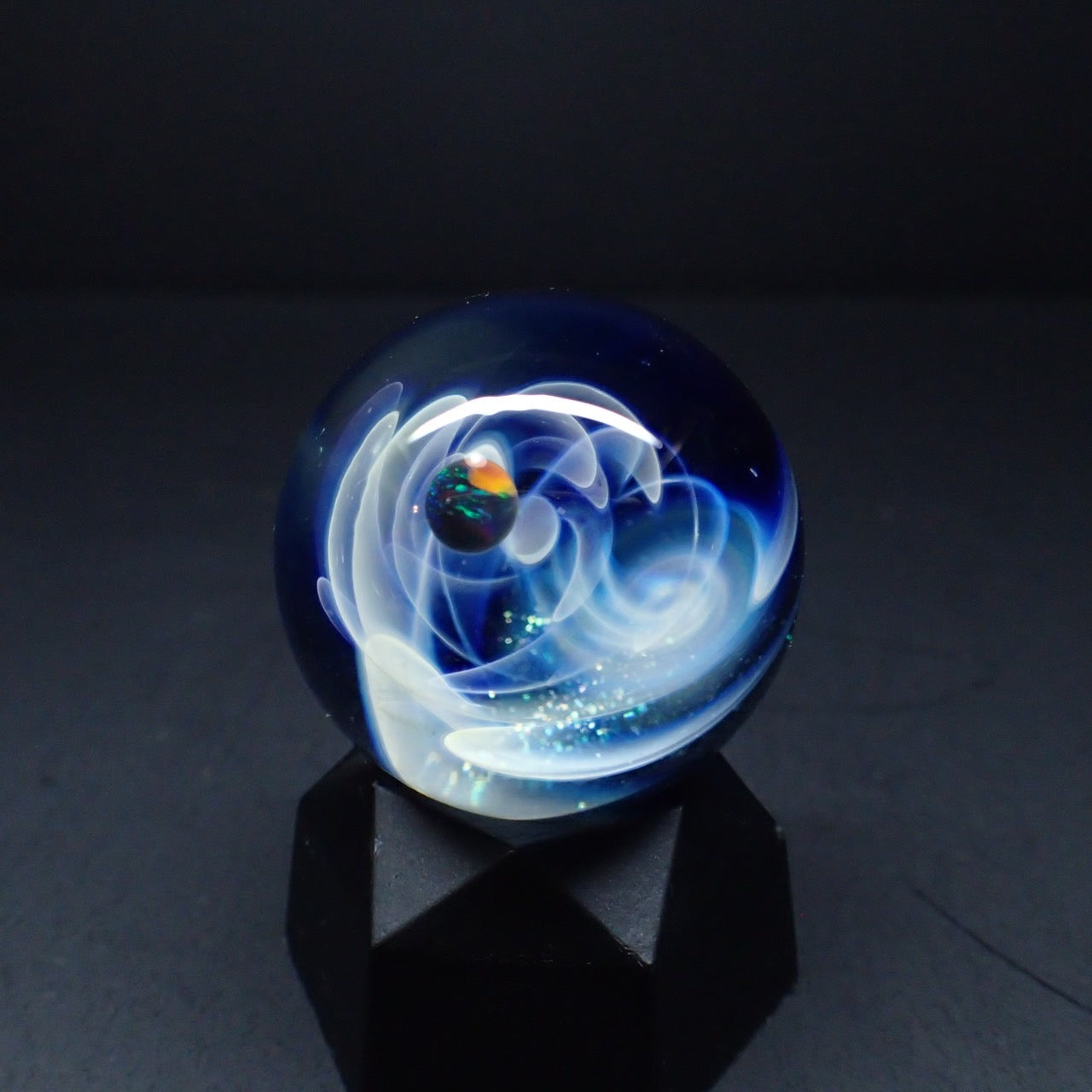 「COSMOS」ガラスマーブル -Blue-02