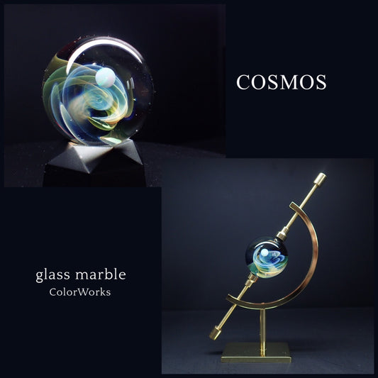 「COSMOS」ガラスマーブル -Red-03