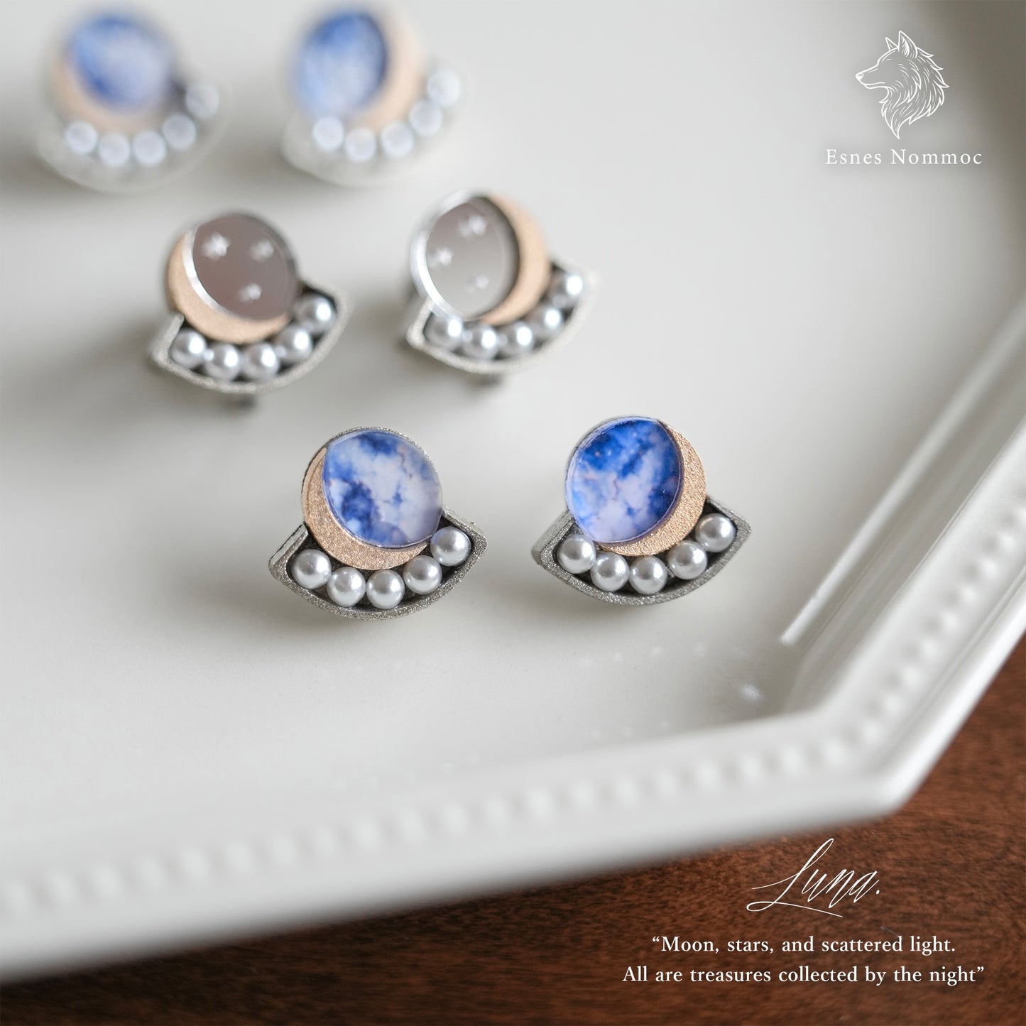 【カラバリあり】"Luna." ピアス＆イヤリング