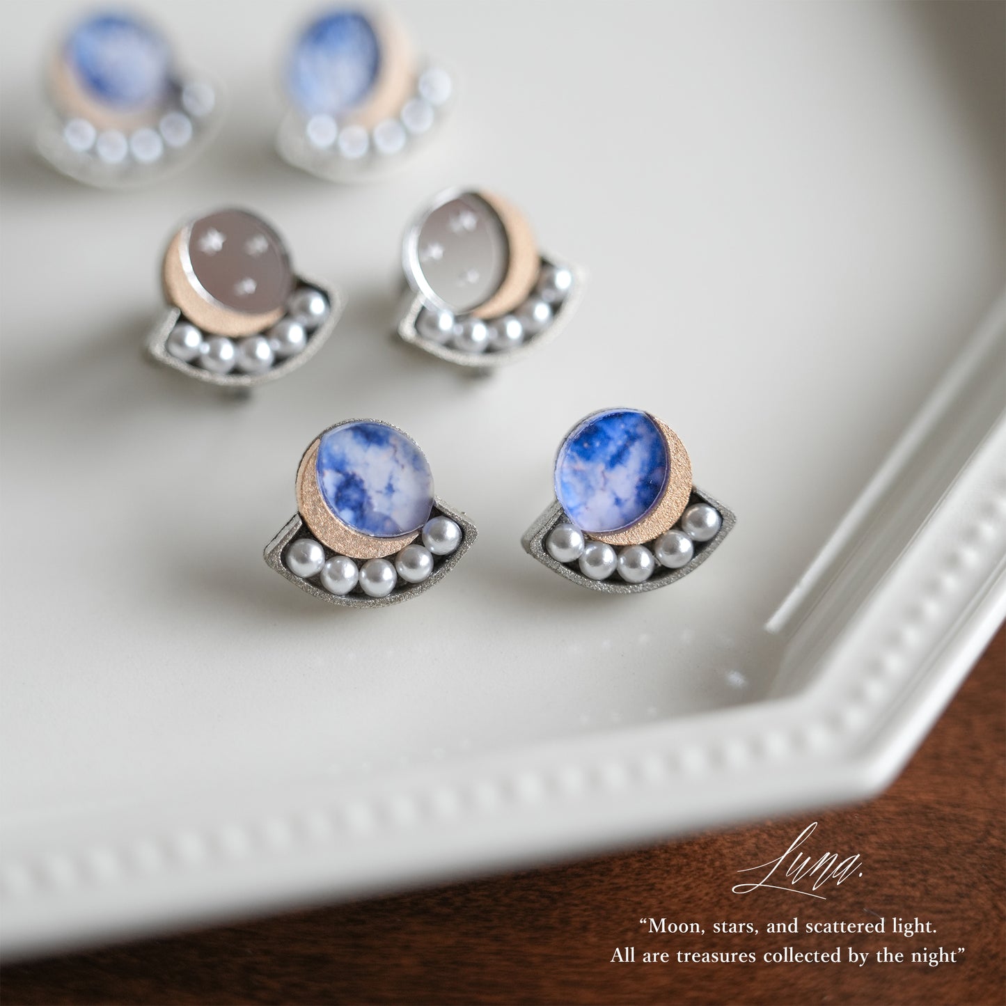【カラバリあり】"Luna." ピアス＆イヤリング