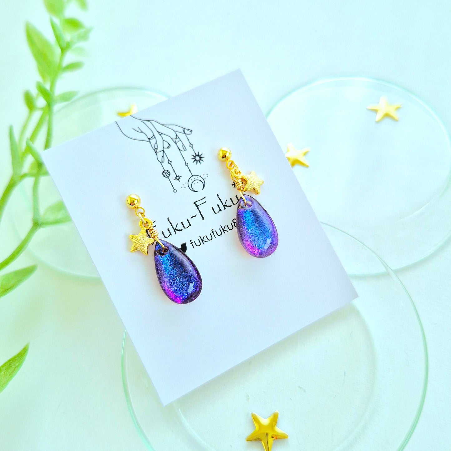 宙色と一番星 ピアス/イヤリング