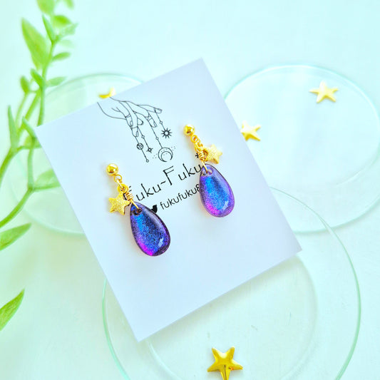 宙色と一番星 ピアス/イヤリング