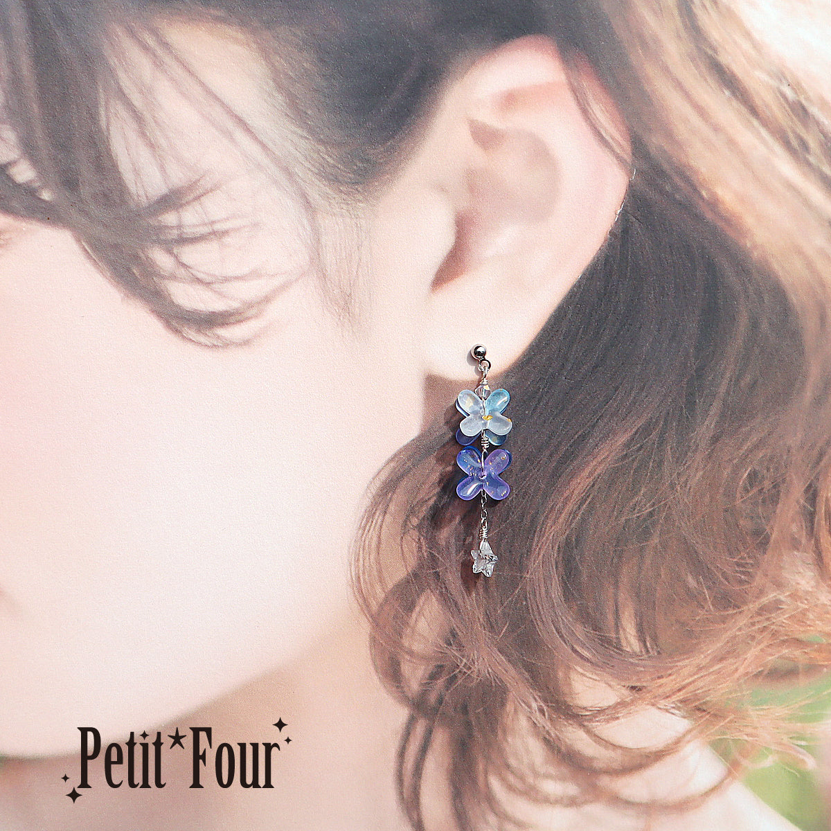 花蜜琥珀糖 耳飾り