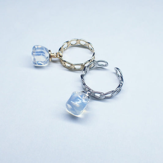 「氷星」ガラスリングカフ