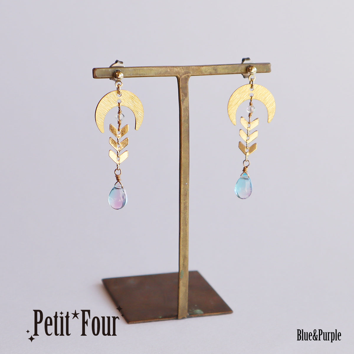 月の願い事耳飾り