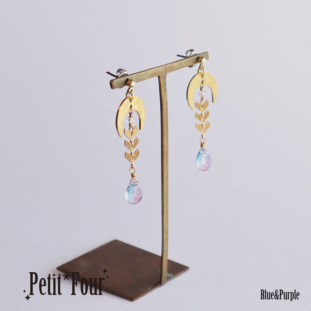 月の願い事耳飾り