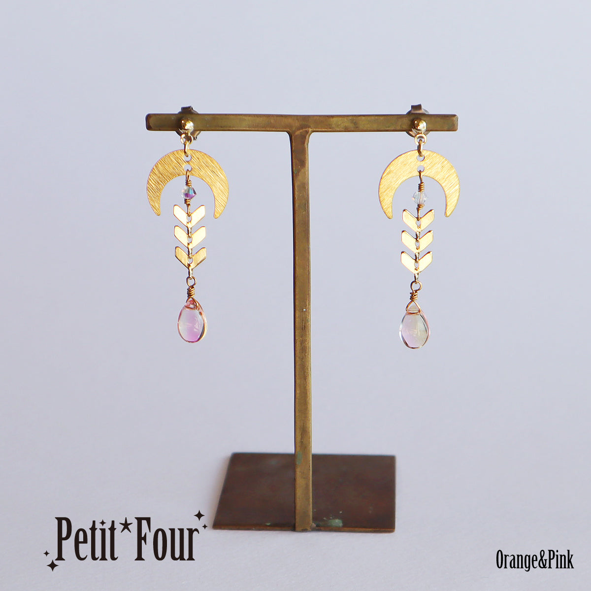 月の願い事耳飾り