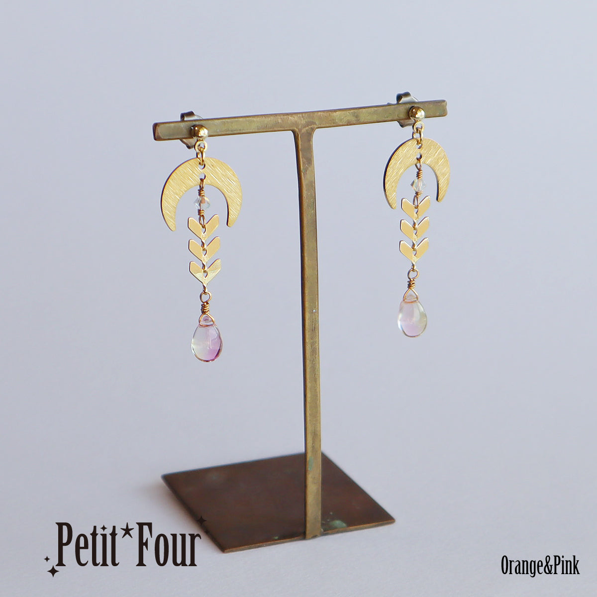 月の願い事耳飾り