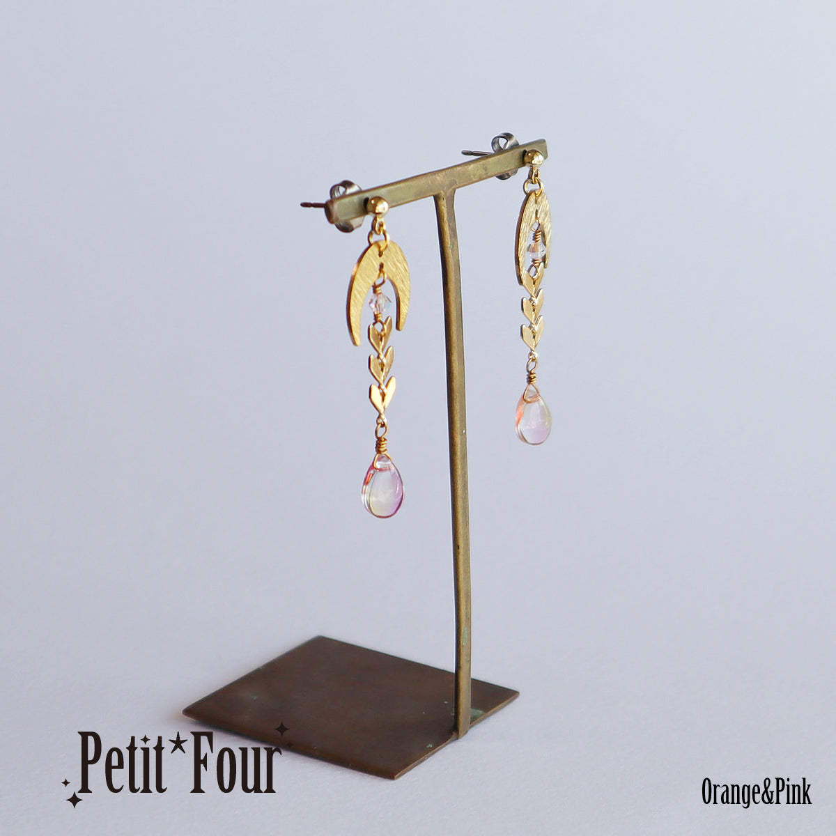 月の願い事耳飾り