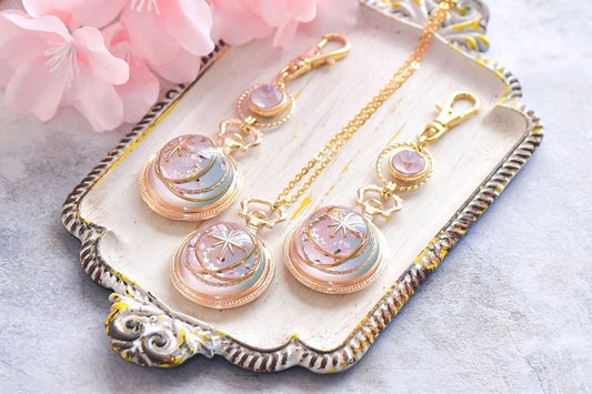 【春限定】惑星ネックレス（桜色）