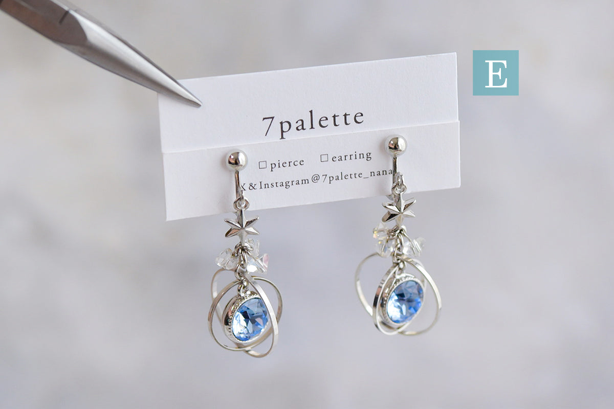 planet pierced＆earring（silver）