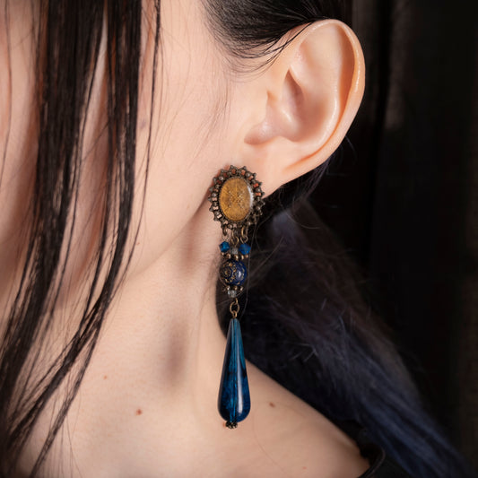 ルーンドロップピアス/イヤリング