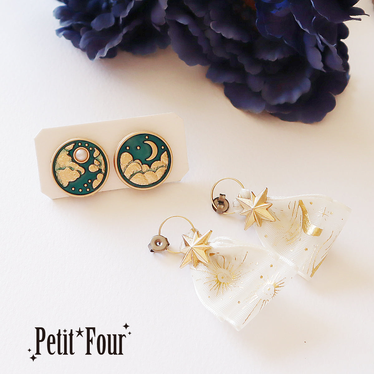 夜の帳2way 耳飾り